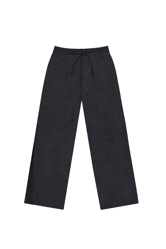 The Andrea Pant - Indigo sold by La Peony Clothing