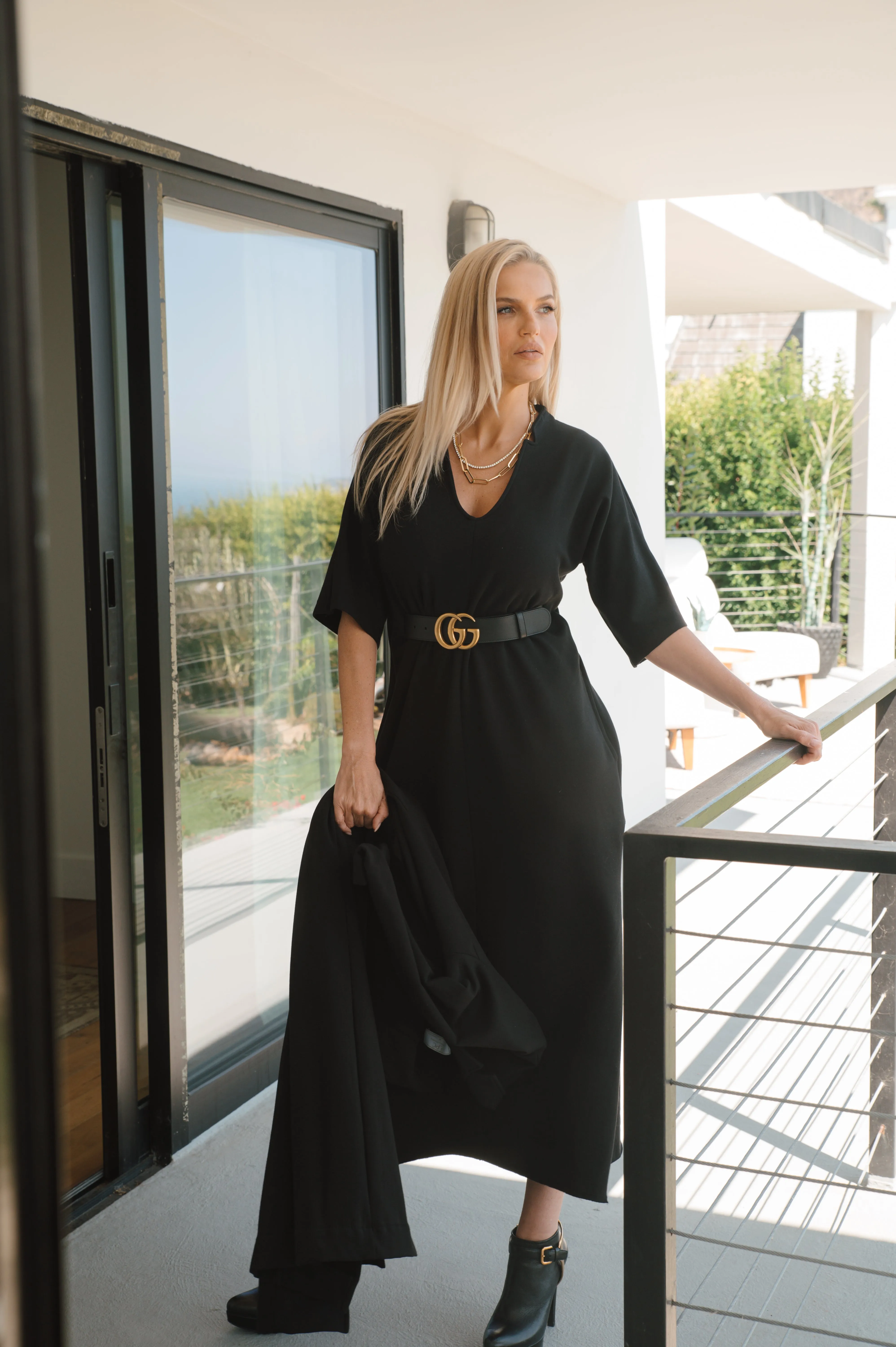 Catie Caftan in Black sold by La Peony Clothing product image thumbnail 4