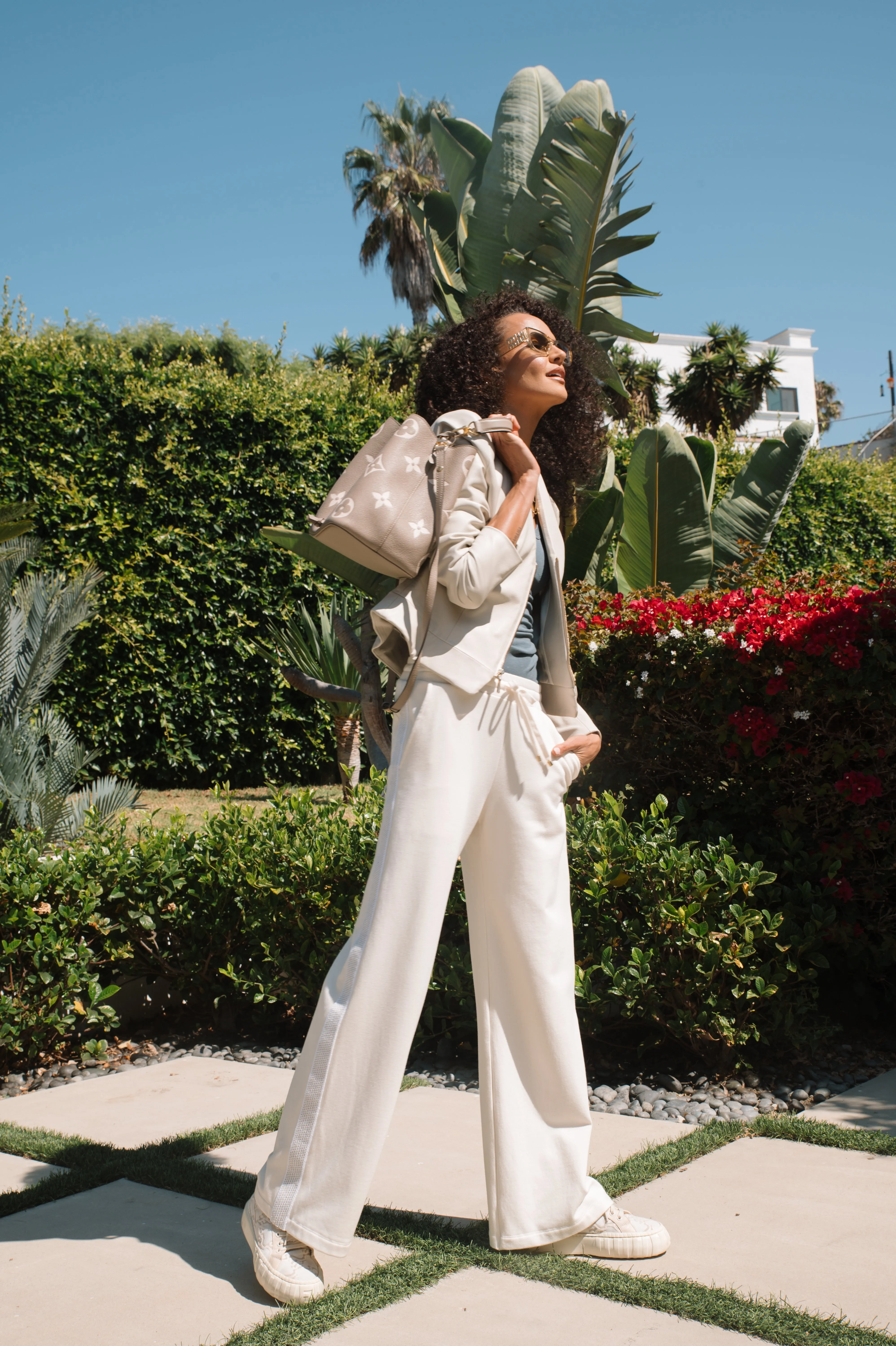 Oaxaca Lounge Pant in Cream sold by La Peony Clothing product image thumbnail 3