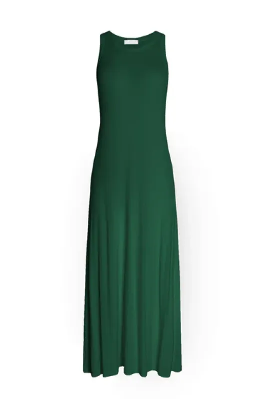 June Dress in Green made by La Peony Clothing