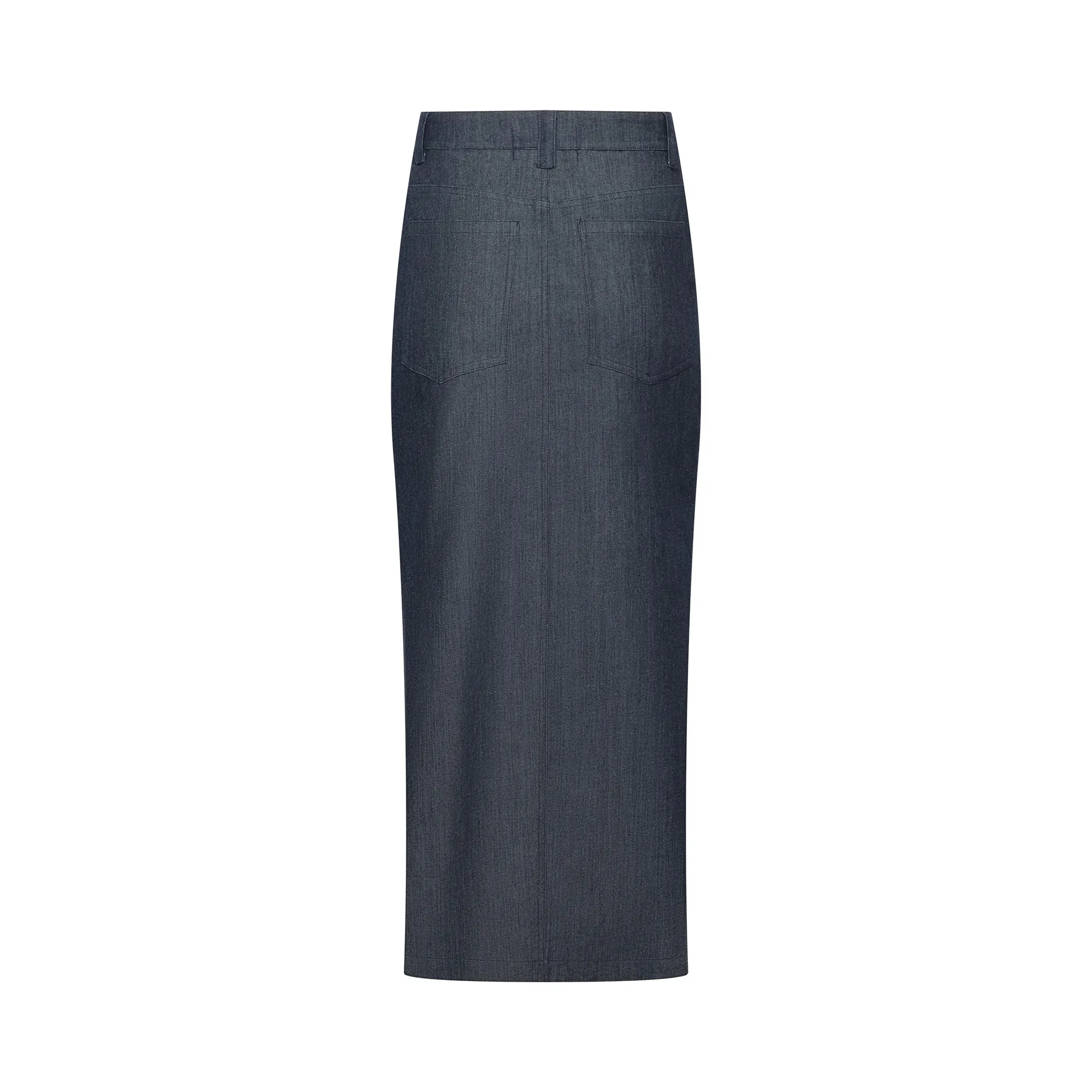 The Brandee Italian Lightweight Denim Skirt sold by La Peony Clothing product image thumbnail 3