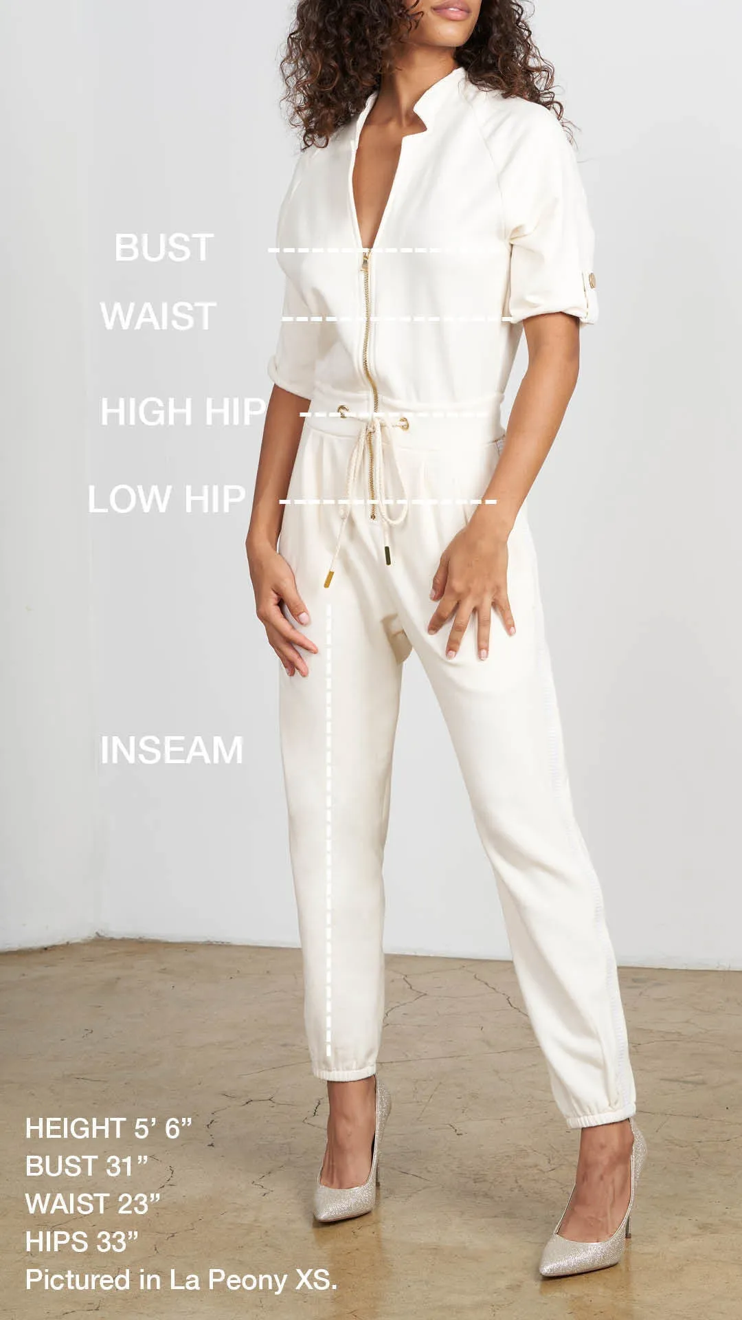 The Caroline Jumpsuit In Olivine sold by La Peony Clothing product image thumbnail 4