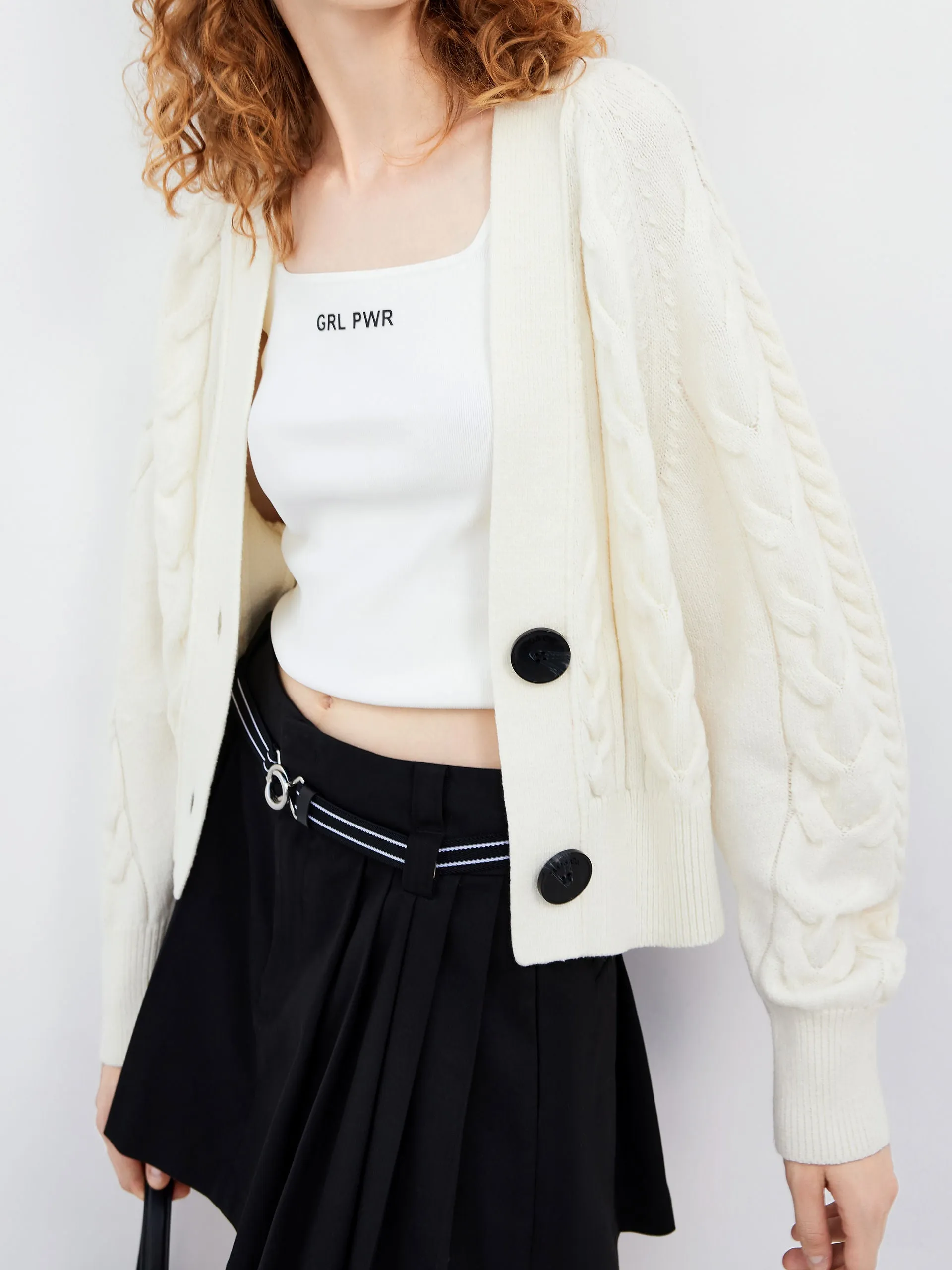 Pleated Mini Skirt with Belt sold by Mo&Co product image thumbnail 5