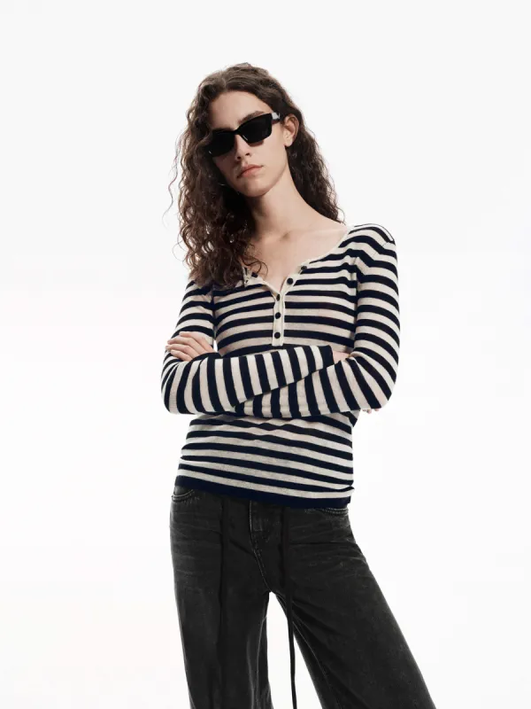 Lightweight Wool Top sold by Mo&Co
