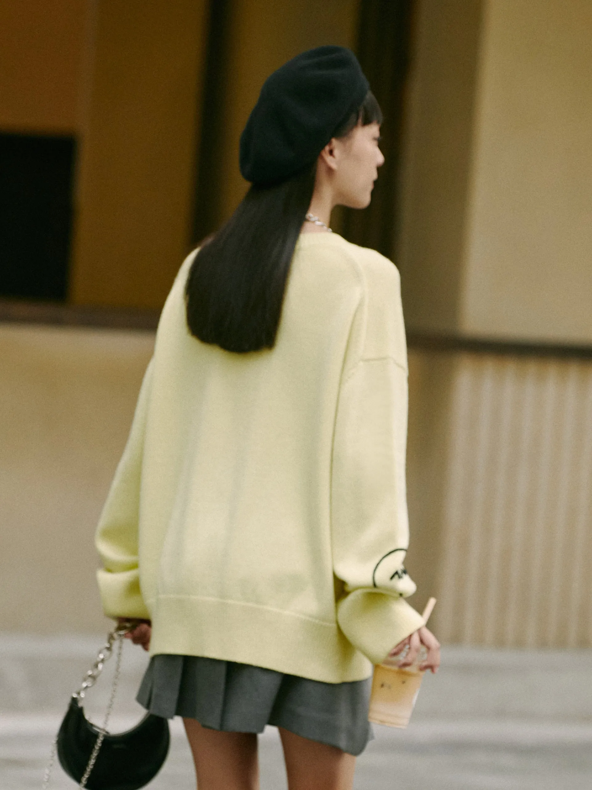 Merino Wool Cartoon Print Sweater sold by Mo&Co product image thumbnail 3