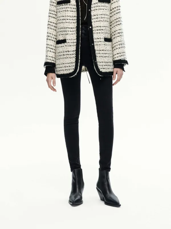 Wide Waist Skinny Jeans sold by Mo&Co