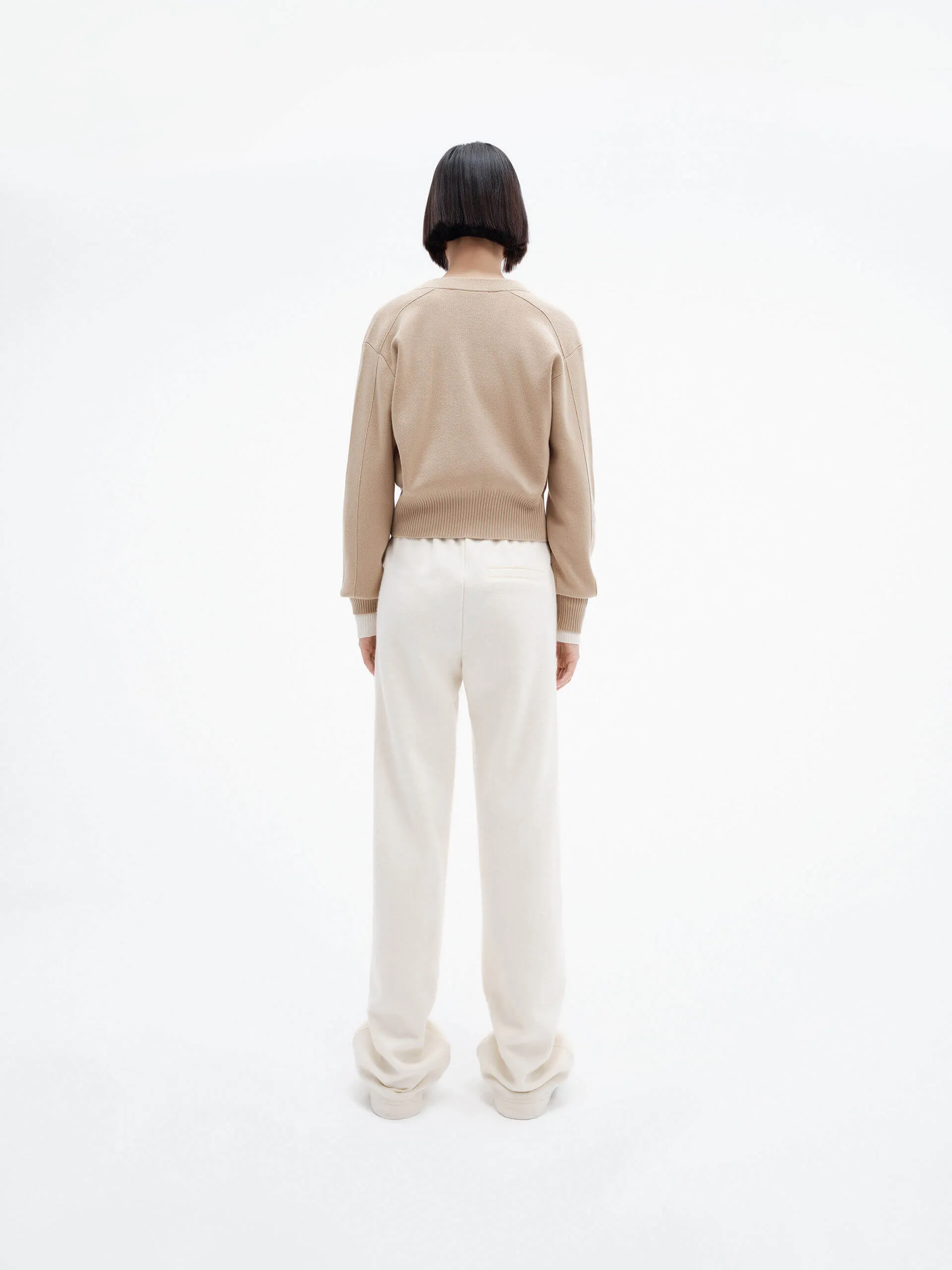 Cropped Wool Knitted Cardigan sold by Mo&Co product image thumbnail 4