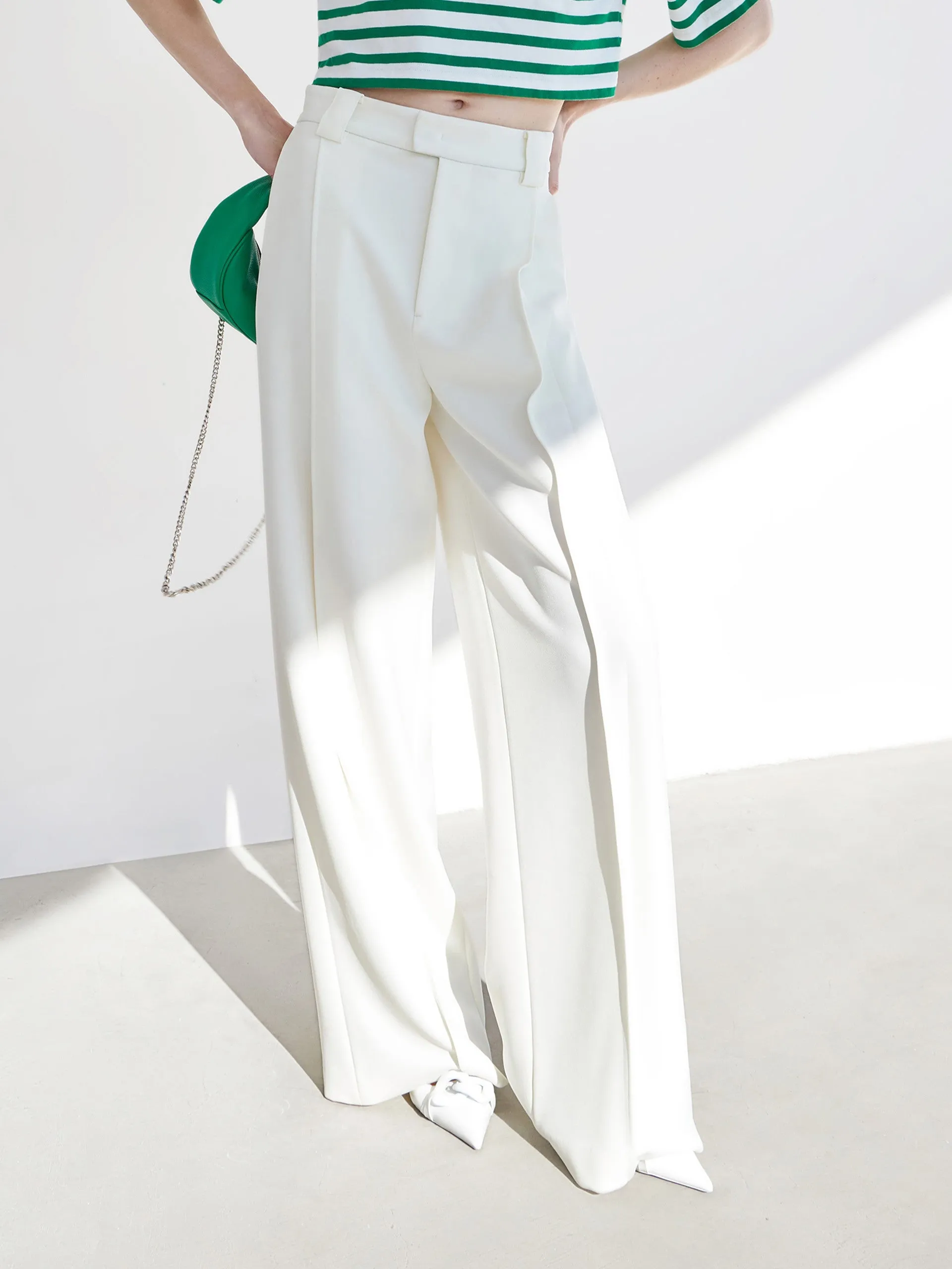 High Waist Wide Leg Pants sold by Mo&Co