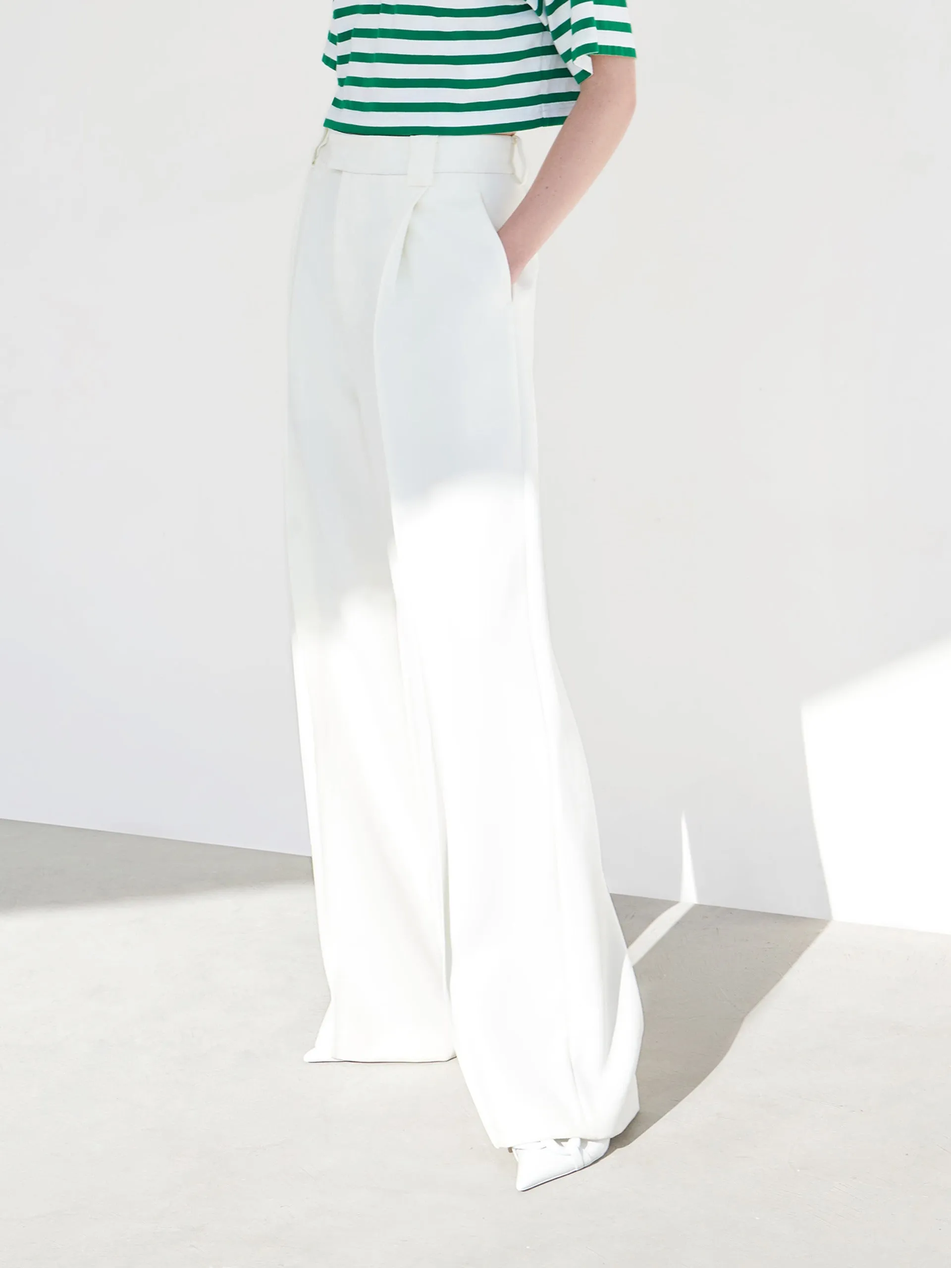 High Waist Wide Leg Pants sold by Mo&Co product image thumbnail 3