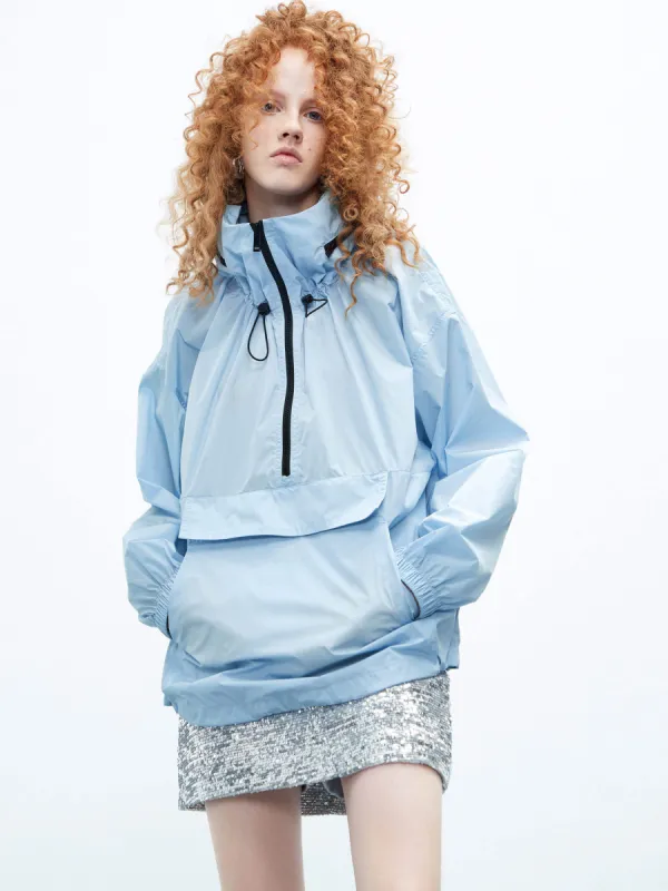 Lightweight Hooded Windbreaker sold by Mo&Co