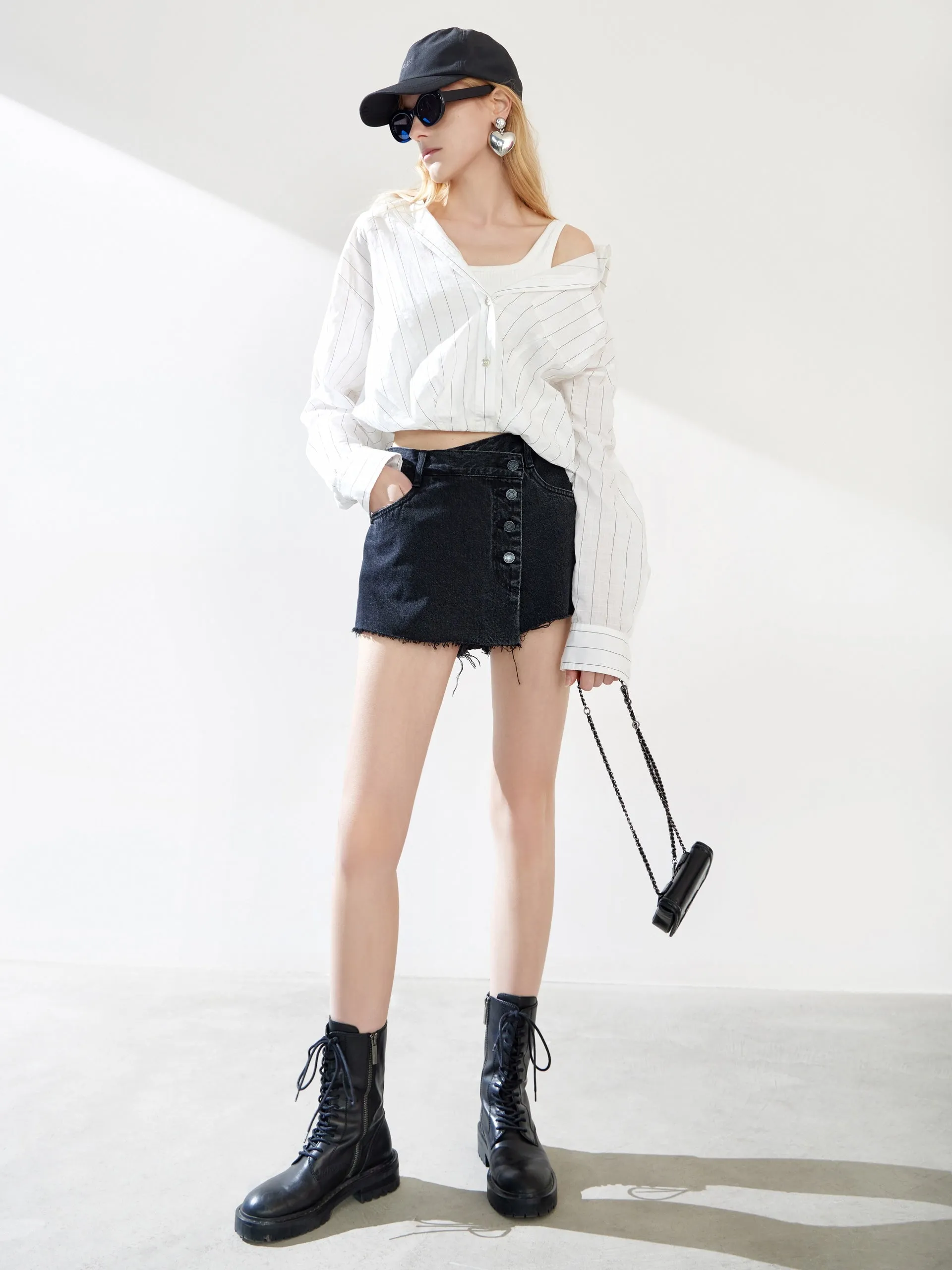 Cotton Striped Shirt sold by Mo&Co product image thumbnail 3