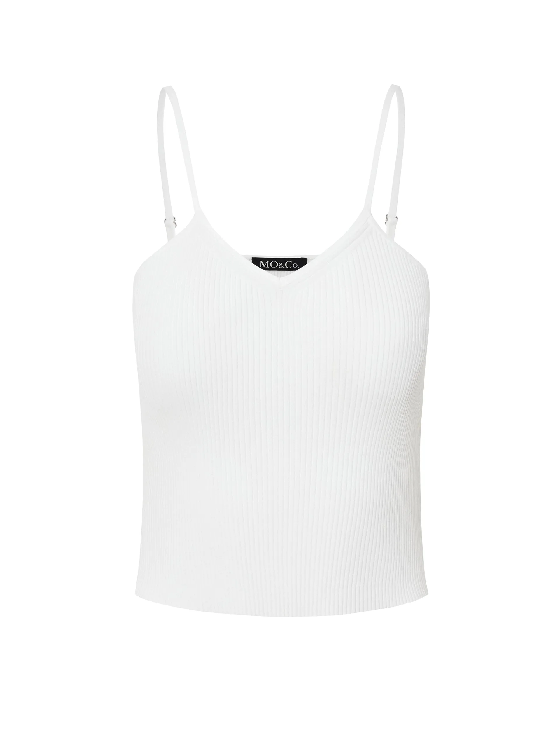 Slim Fit Knit Tank Top sold by Mo&Co product image thumbnail 3