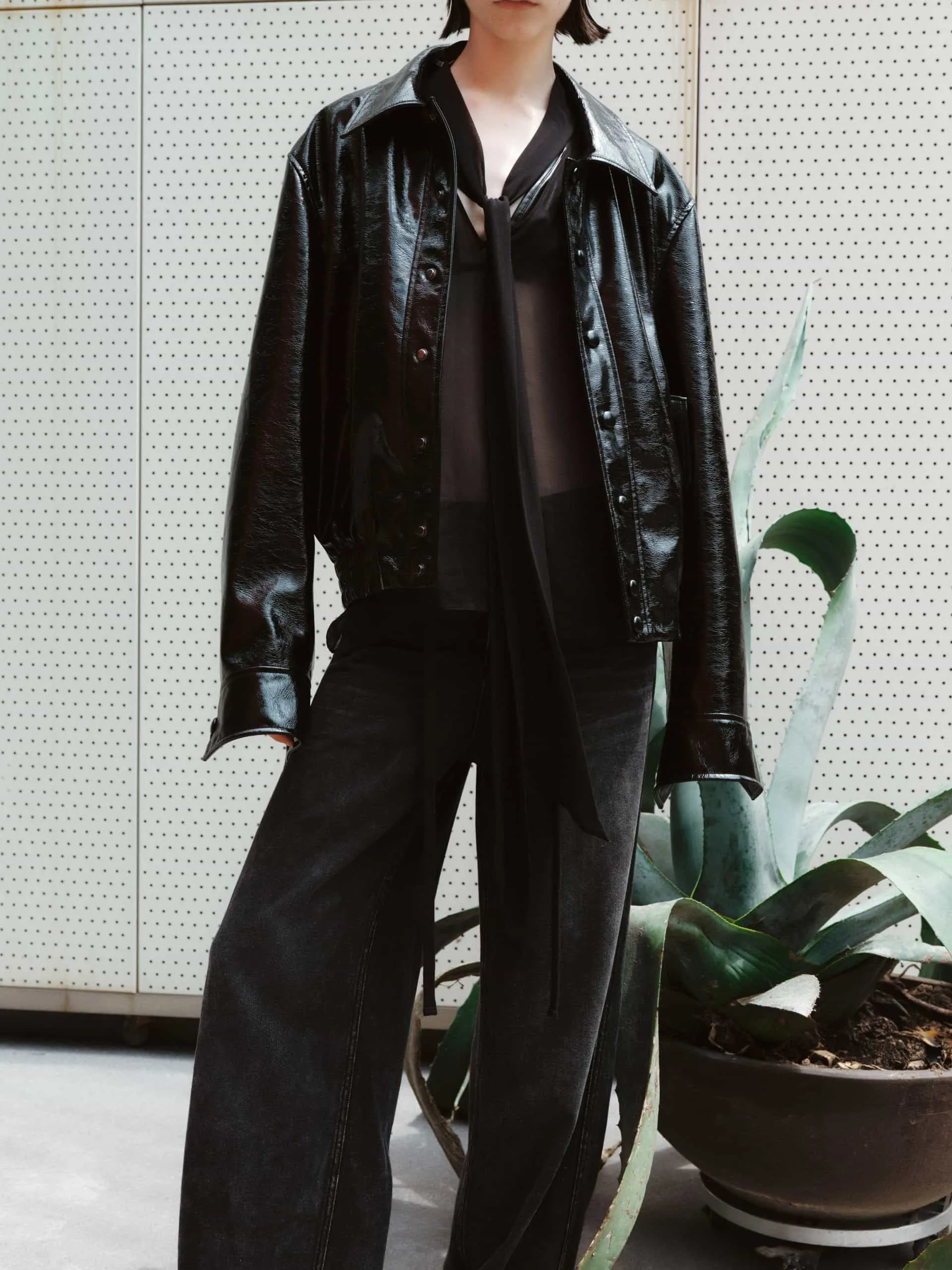 Silk Tie Detail Blouse sold by Mo&Co product image thumbnail 3