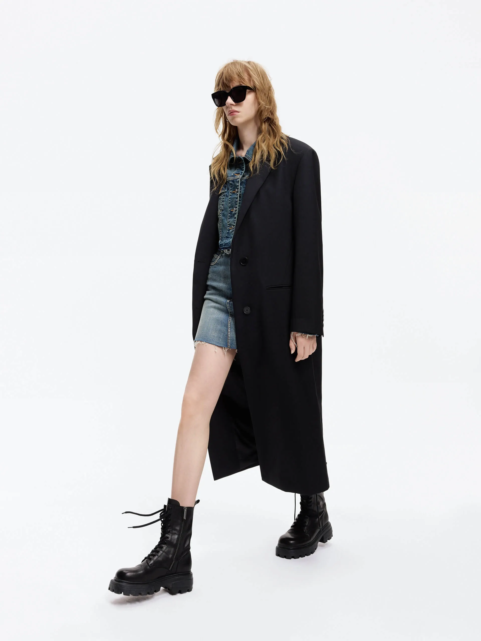 Straight Cut Blazer Coat sold by Mo&Co product image thumbnail 2