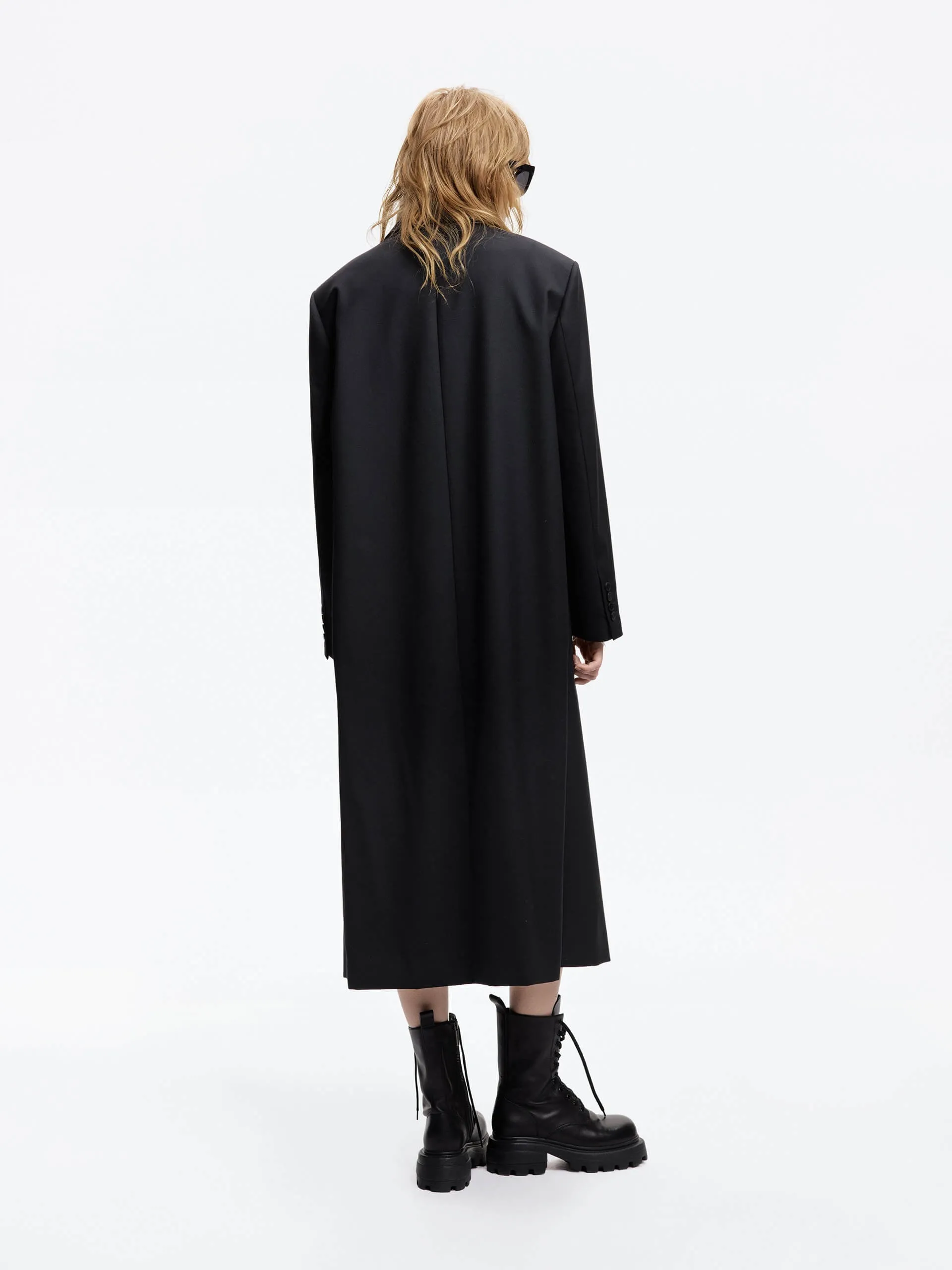 Straight Cut Blazer Coat sold by Mo&Co product image thumbnail 3