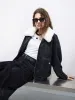 Faux Leather Cropped Jacket sold by Mo&Co