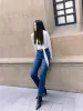 Ankle Length Straight Jeans sold by Mo&Co