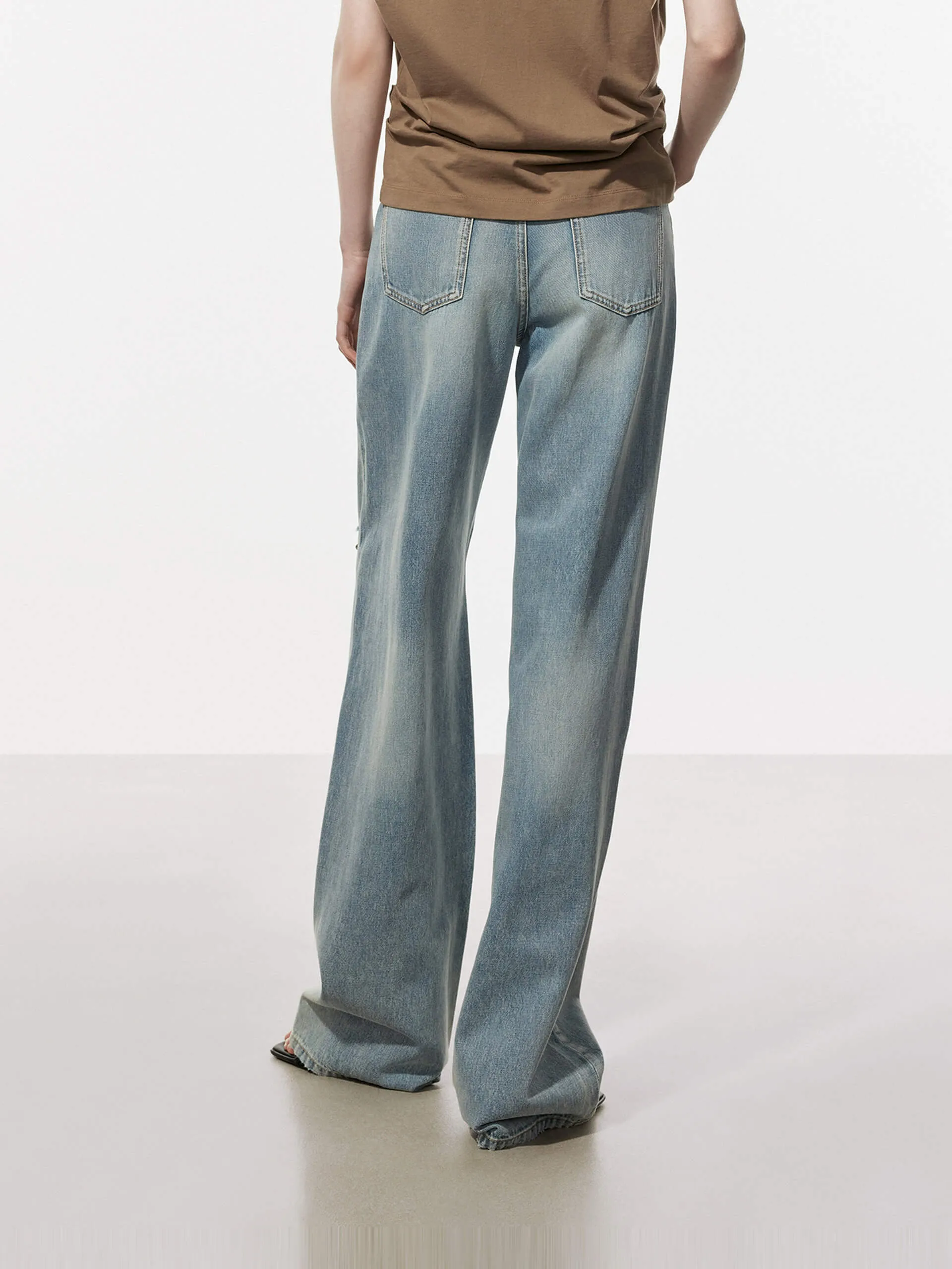 Beading Detail Ripped Jeans sold by Mo&Co product image thumbnail 3