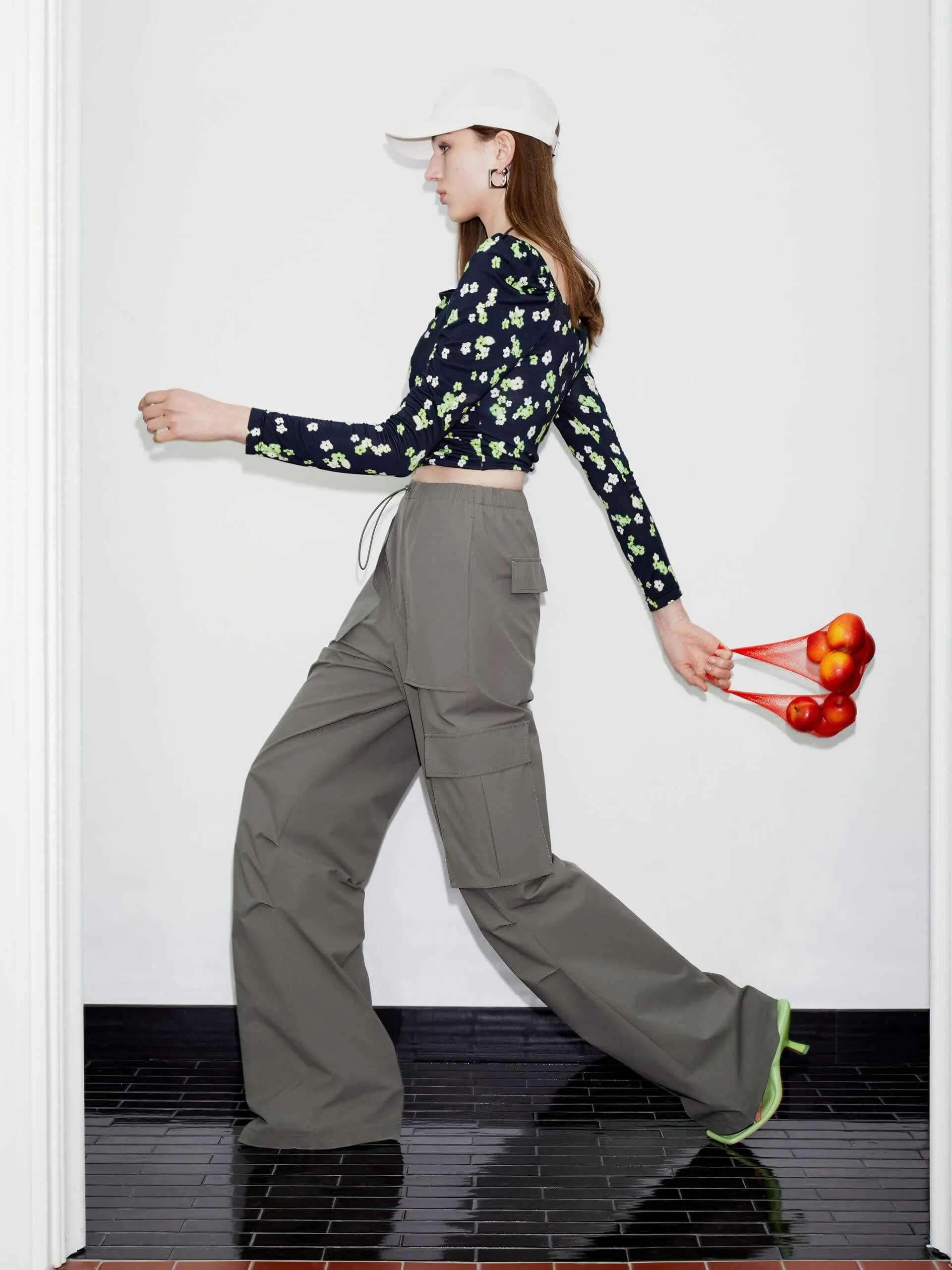 Halterneck Tie Cropped Top sold by Mo&Co product image thumbnail 4