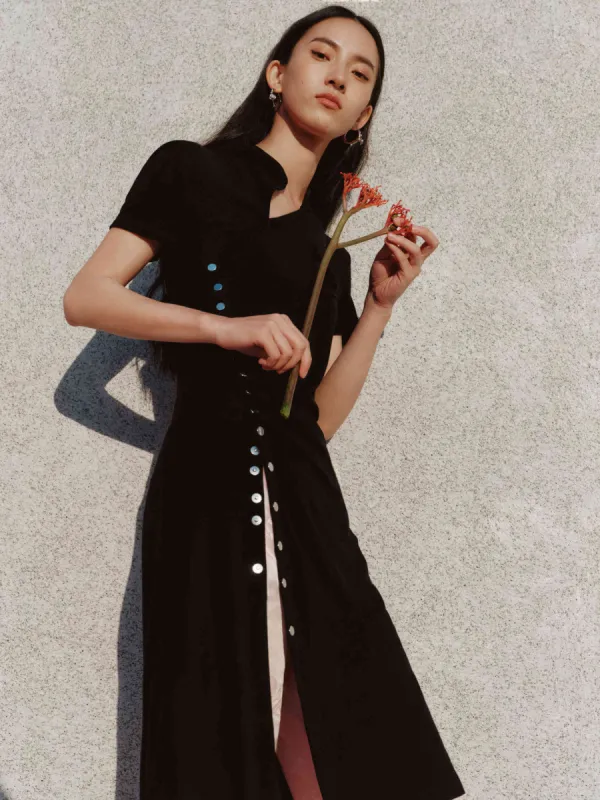 Knitted Wool Midi Dress sold by Mo&Co