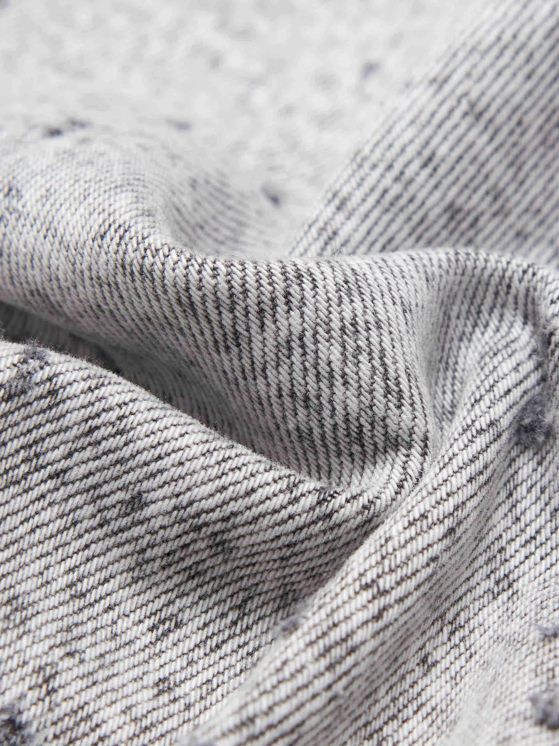 Distressed Denim Jacket sold by Mo&Co product image thumbnail 4