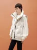 Pocketed Lapel Collar Down Vest sold by Mo&Co