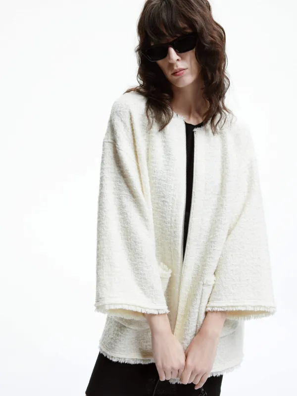 Loose Raw Trimmed Coat sold by Mo&Co