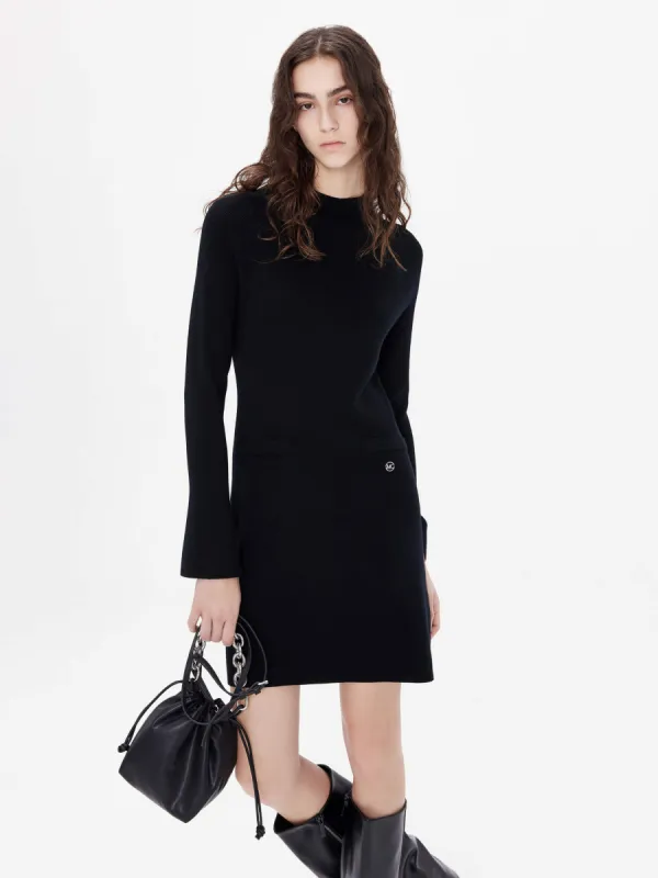 Wool Turtleneck Dress sold by Mo&Co
