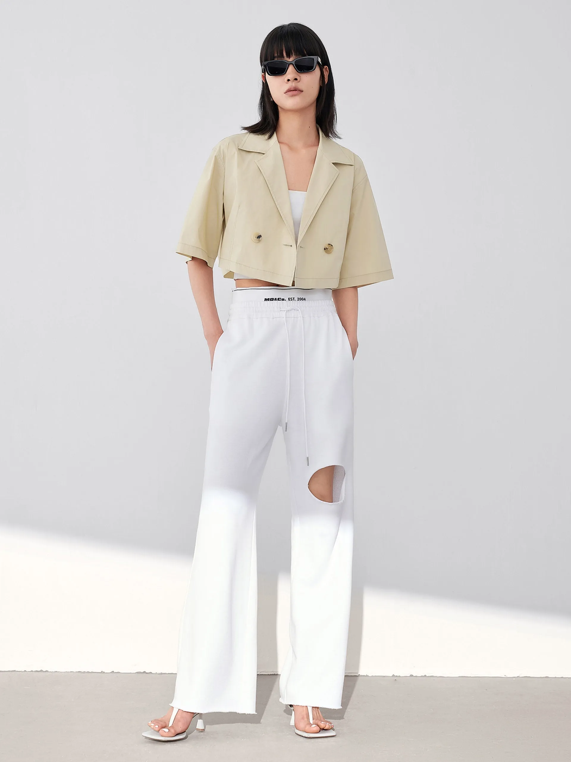 Cargo Style Crop Jacket sold by Mo&Co product image thumbnail 2