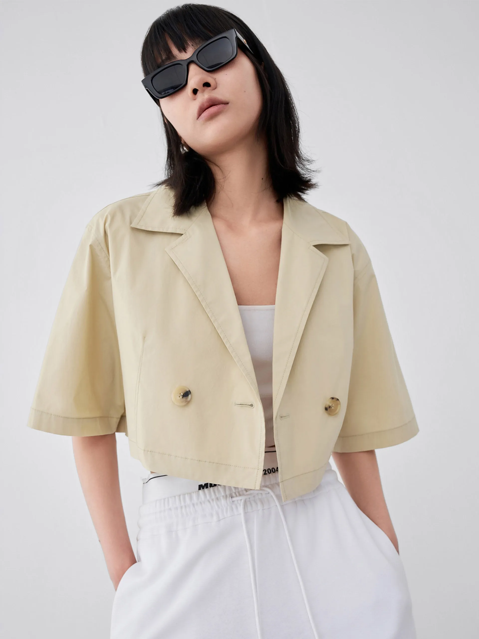 Cargo Style Crop Jacket sold by Mo&Co product image thumbnail 5