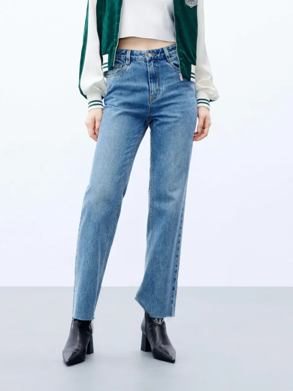 Straight Leg Ankle Jeans sold by Mo&Co