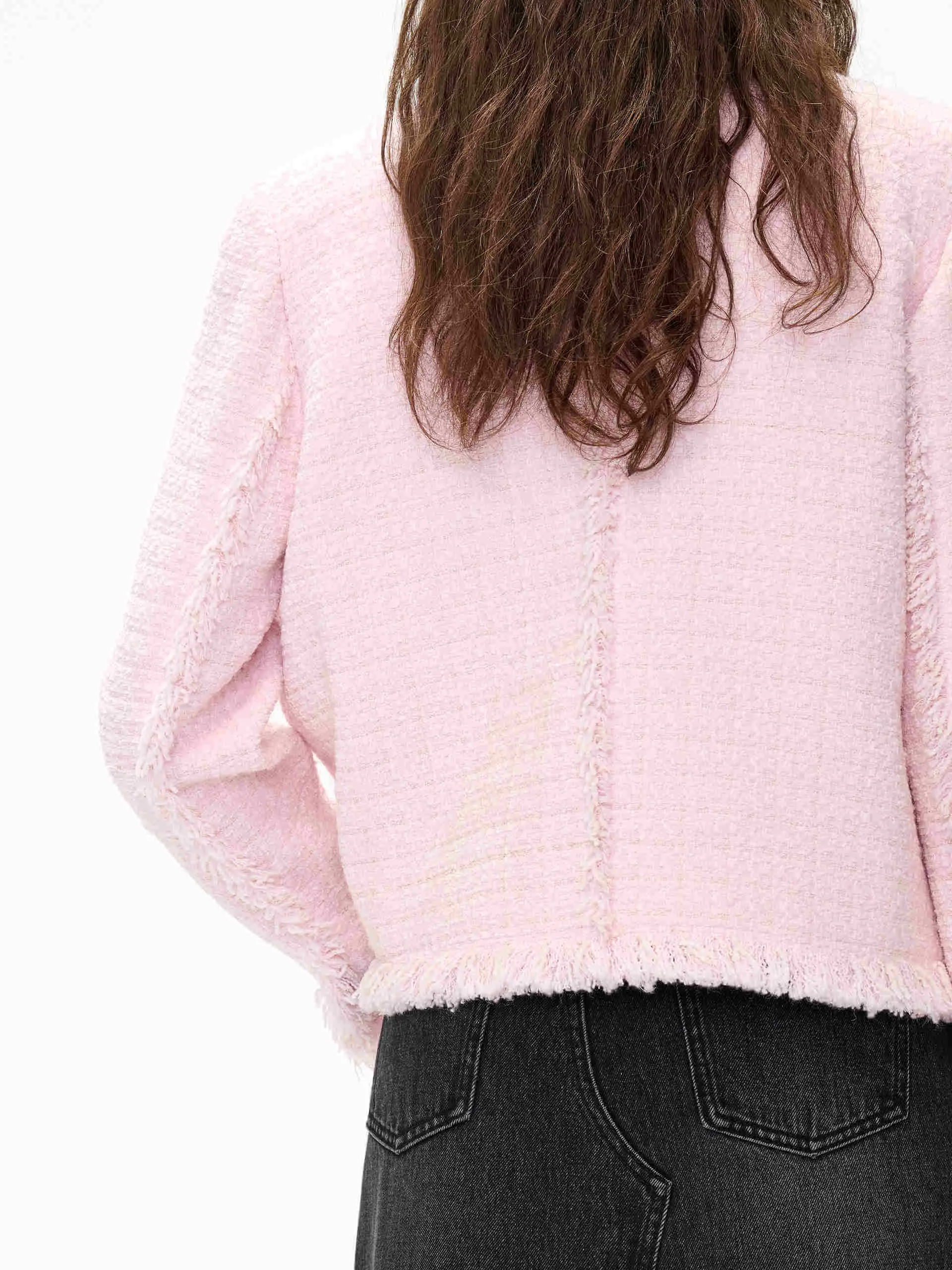 Tweed Textured Pocket Jacket sold by Mo&Co product image thumbnail 3