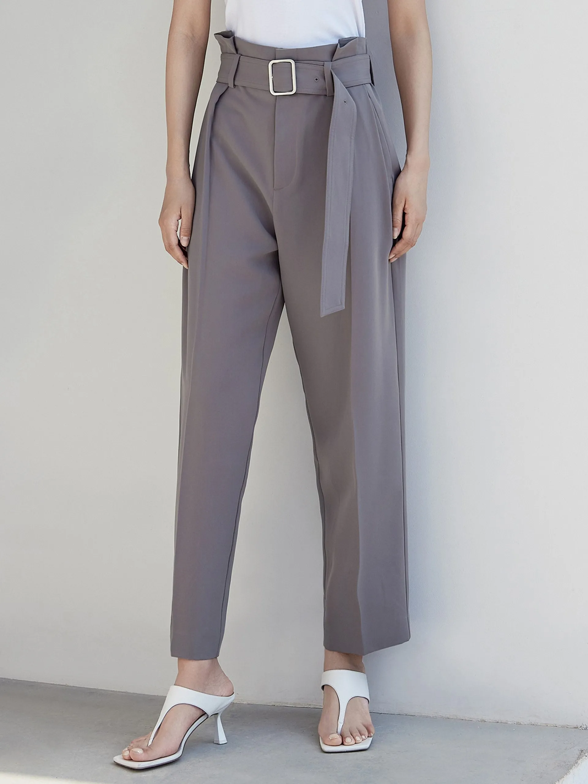 High Waist Wide Leg Casual Pants sold by Mo&Co