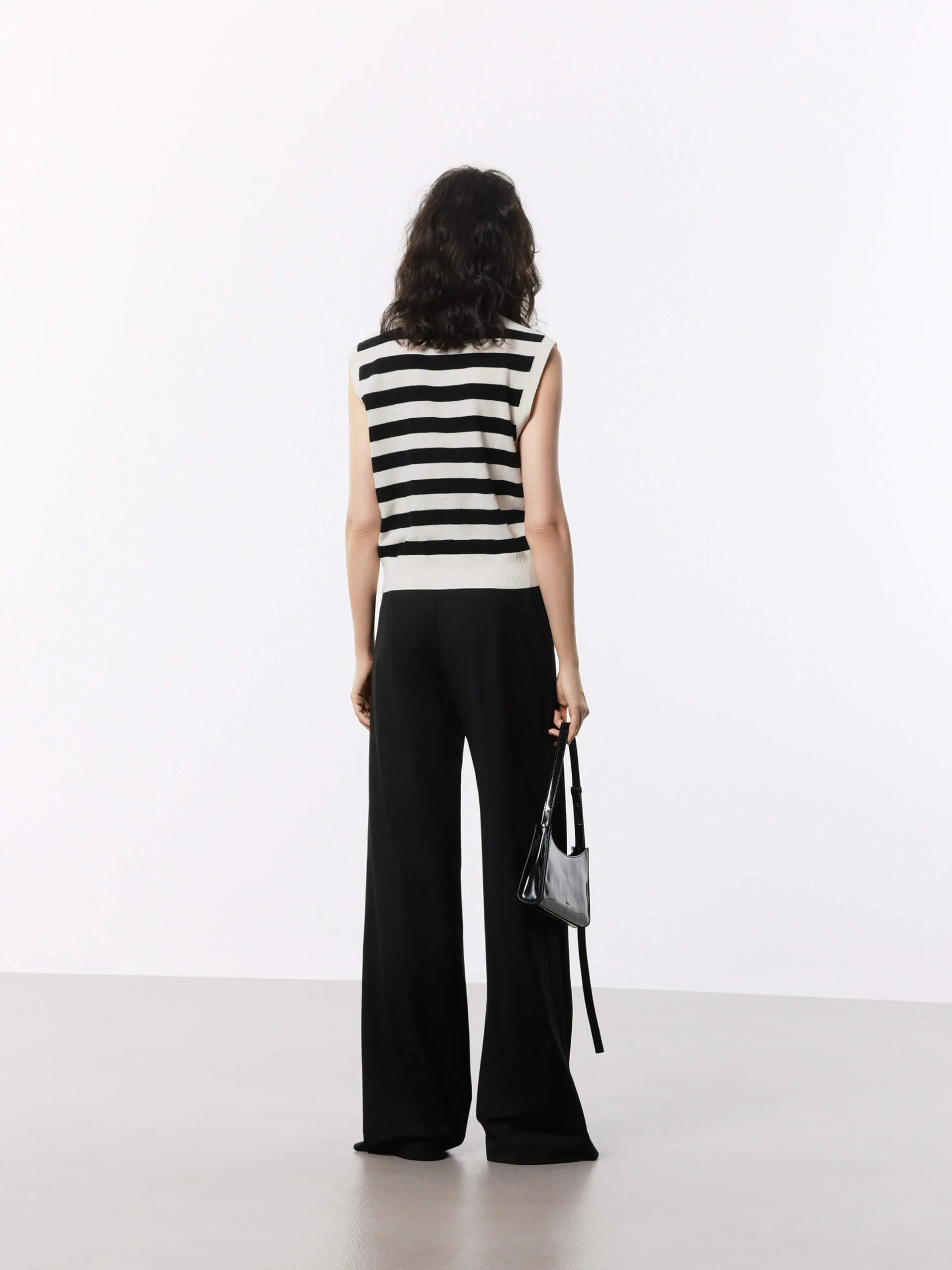 Include Linen Striped Vest sold by Mo&Co product image thumbnail 3