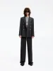 Wool Blend Drawstring Pants sold by Mo&Co