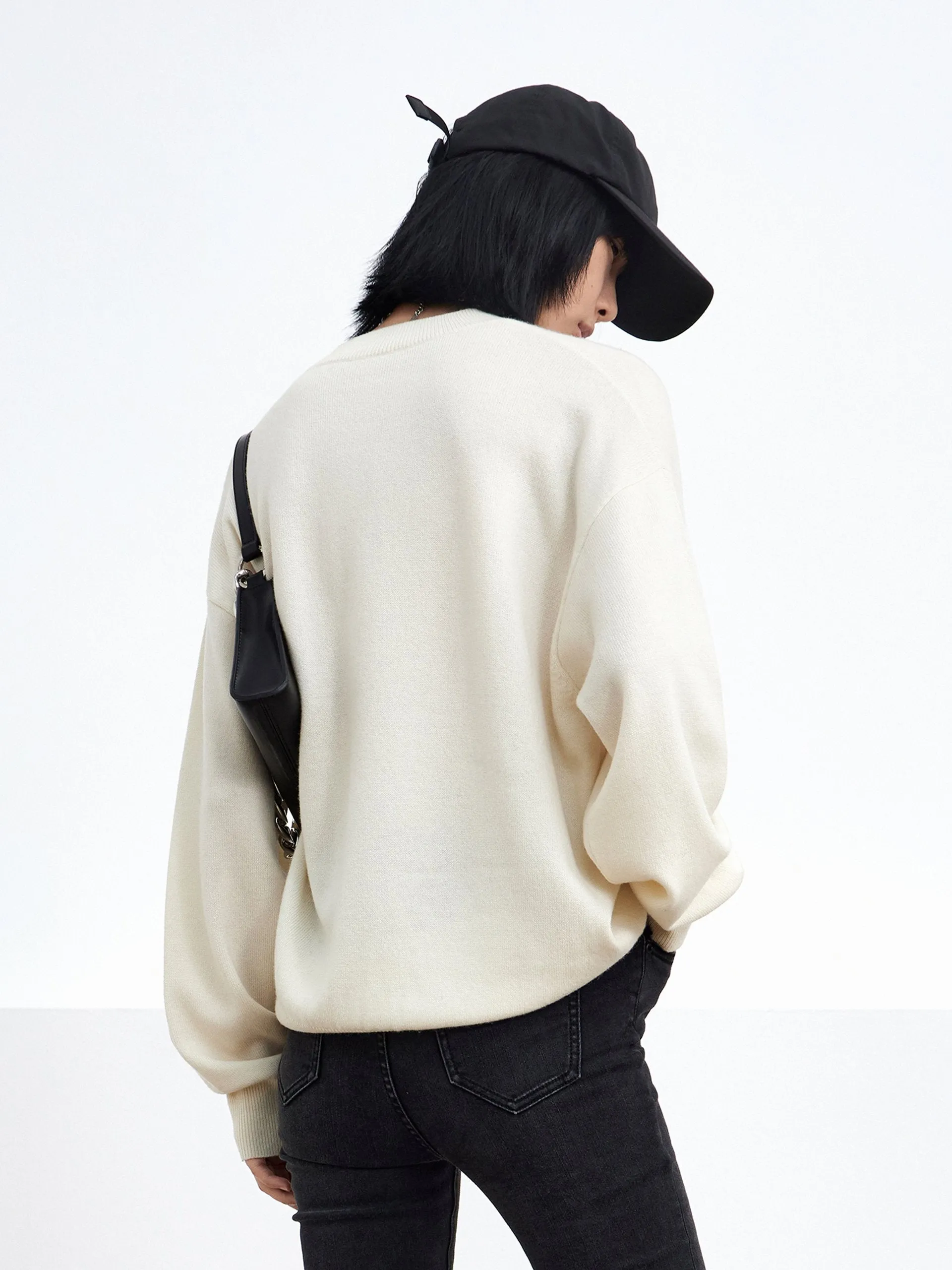 Jacquard Cartoon Pullover in Wool sold by Mo&Co product image thumbnail 5