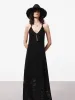Linen Blend Crochet Dress sold by Mo&Co