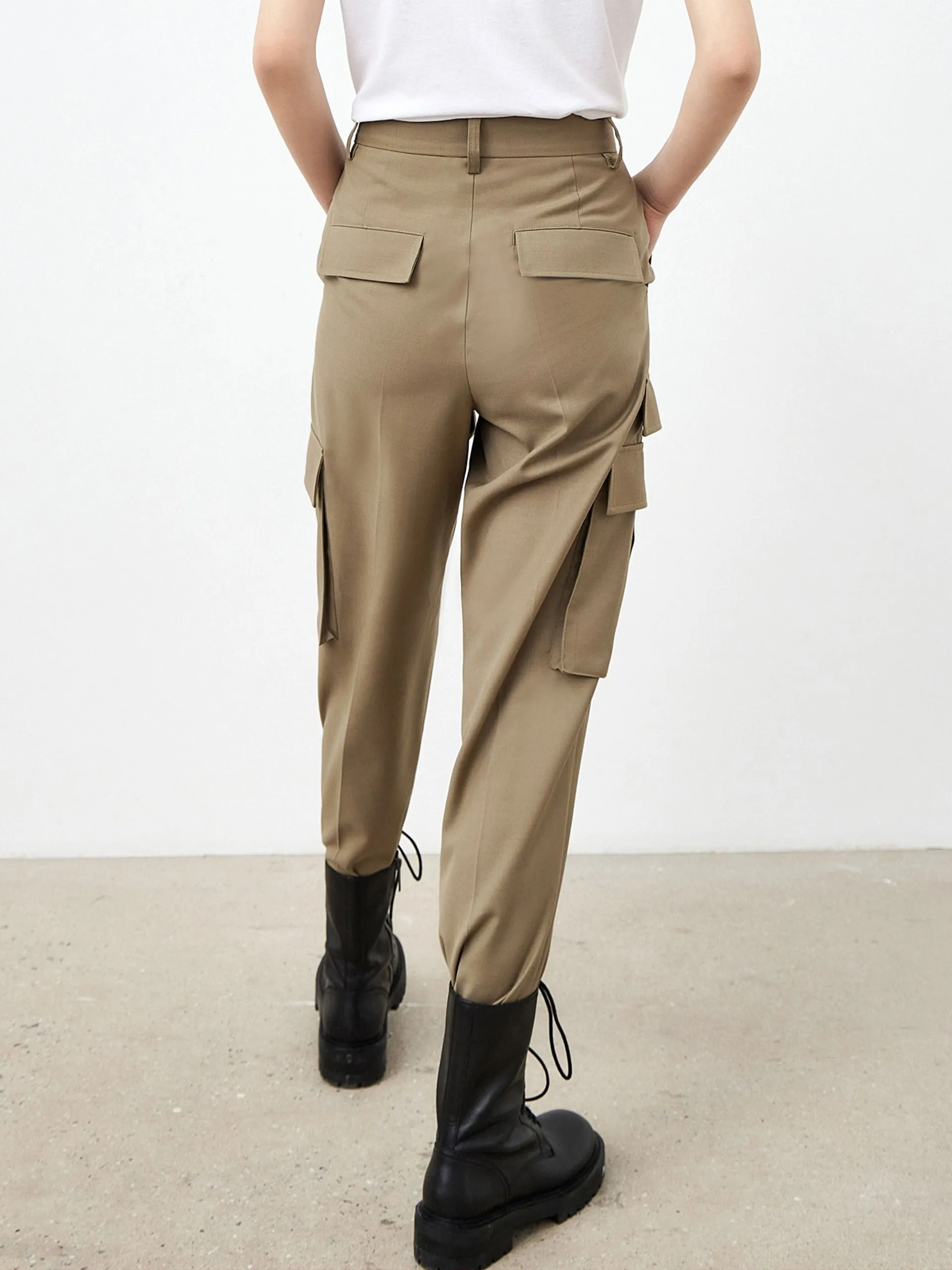 High Waist Cargo Pants sold by Mo&Co product image thumbnail 4