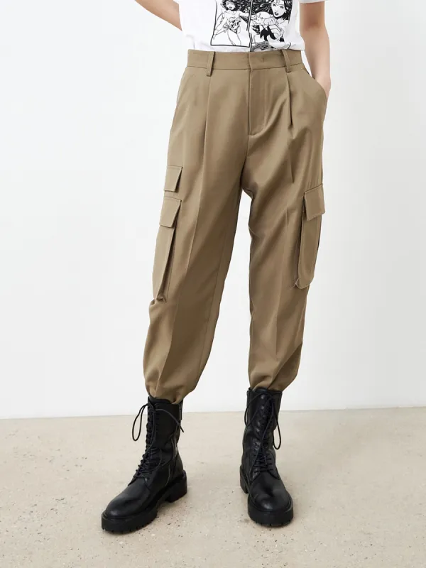 High Waist Cargo Pants sold by Mo&Co
