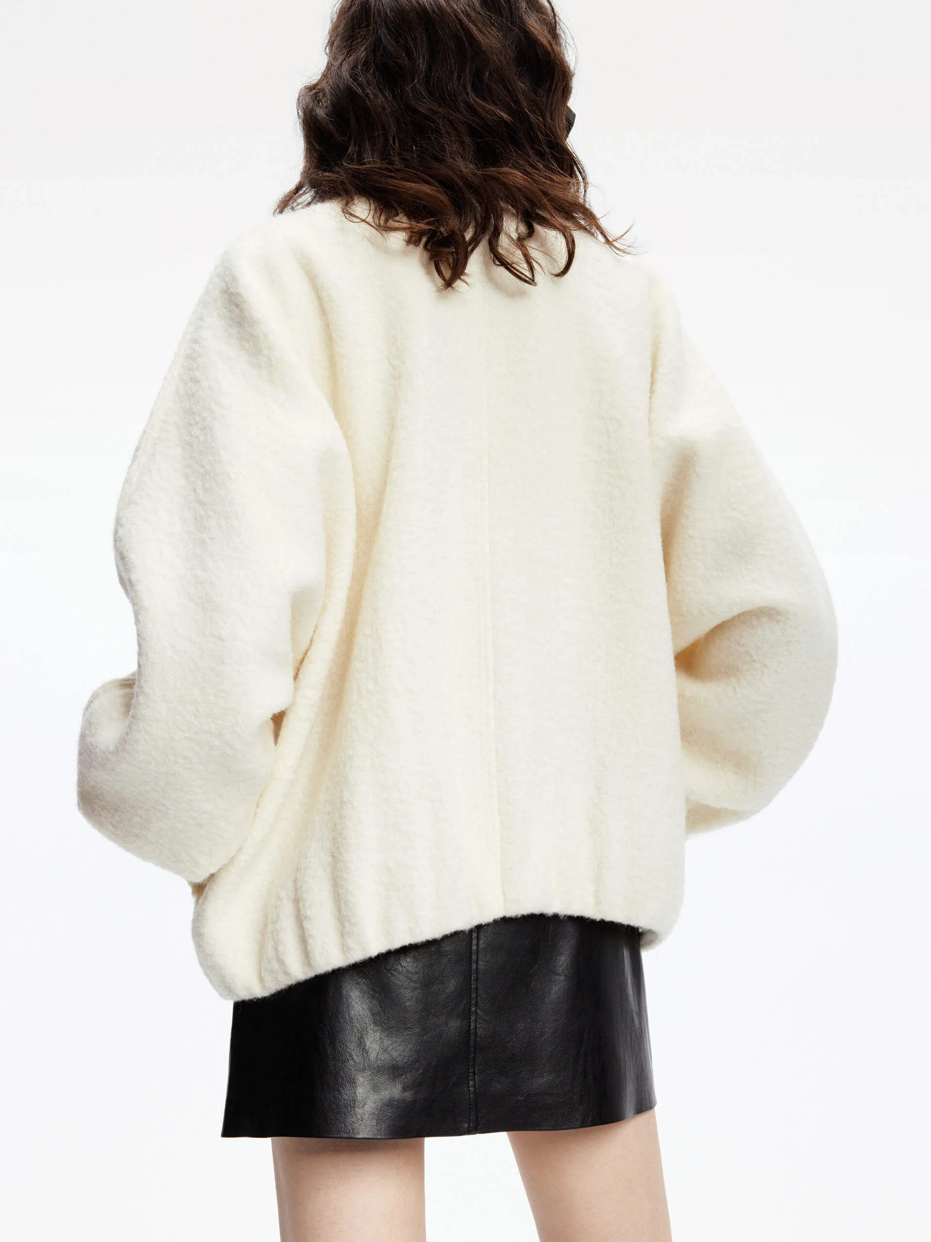 Merino Wool Bomber Jacket sold by Mo&Co product image thumbnail 3