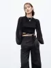 Tie Detail Crop Top sold by Mo&Co