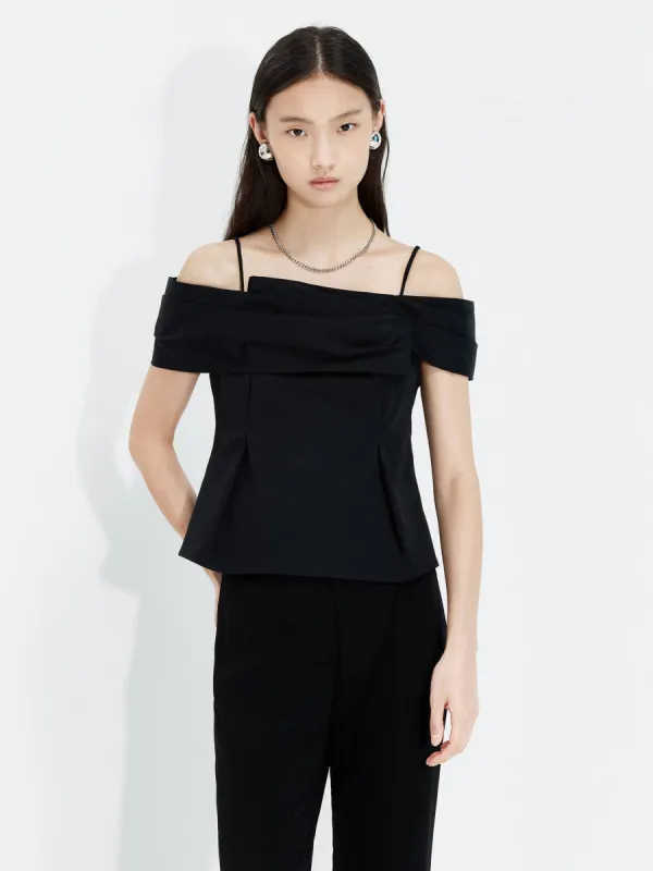 Back Zip Fitted Top sold by Mo&Co