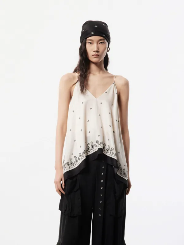 Irregular Hem Cami Tank sold by Mo&Co