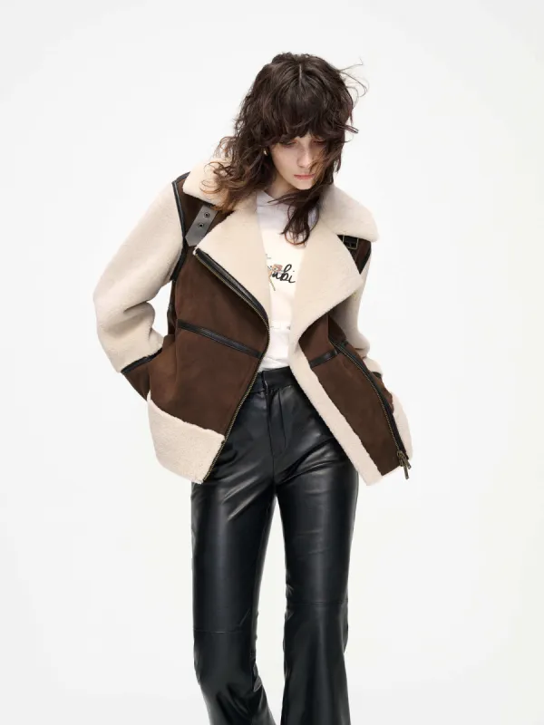 Panelled Contrast Detail Jacket sold by Mo&Co