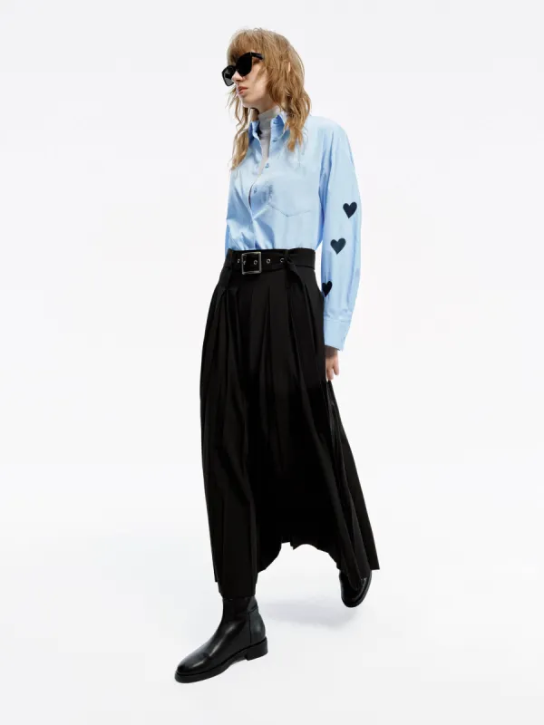 Include Belt Maxi Skirt sold by Mo&Co