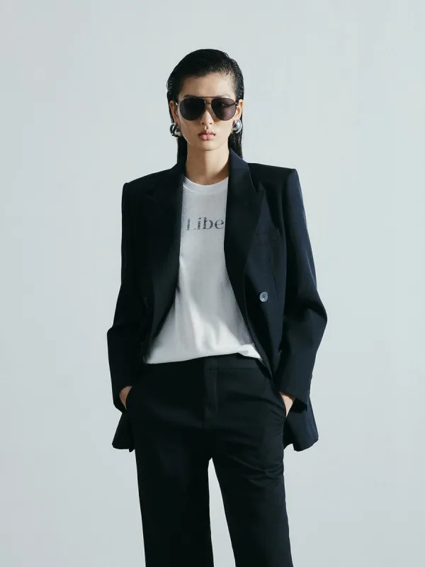 Structured Wool Blazer sold by Mo&Co