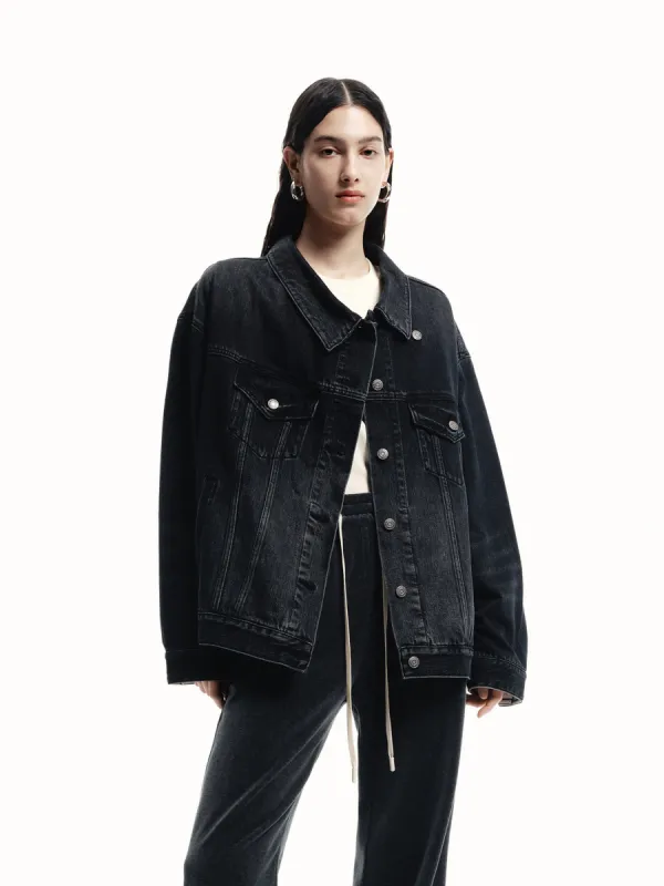 Loose Denim Jacket sold by Mo&Co