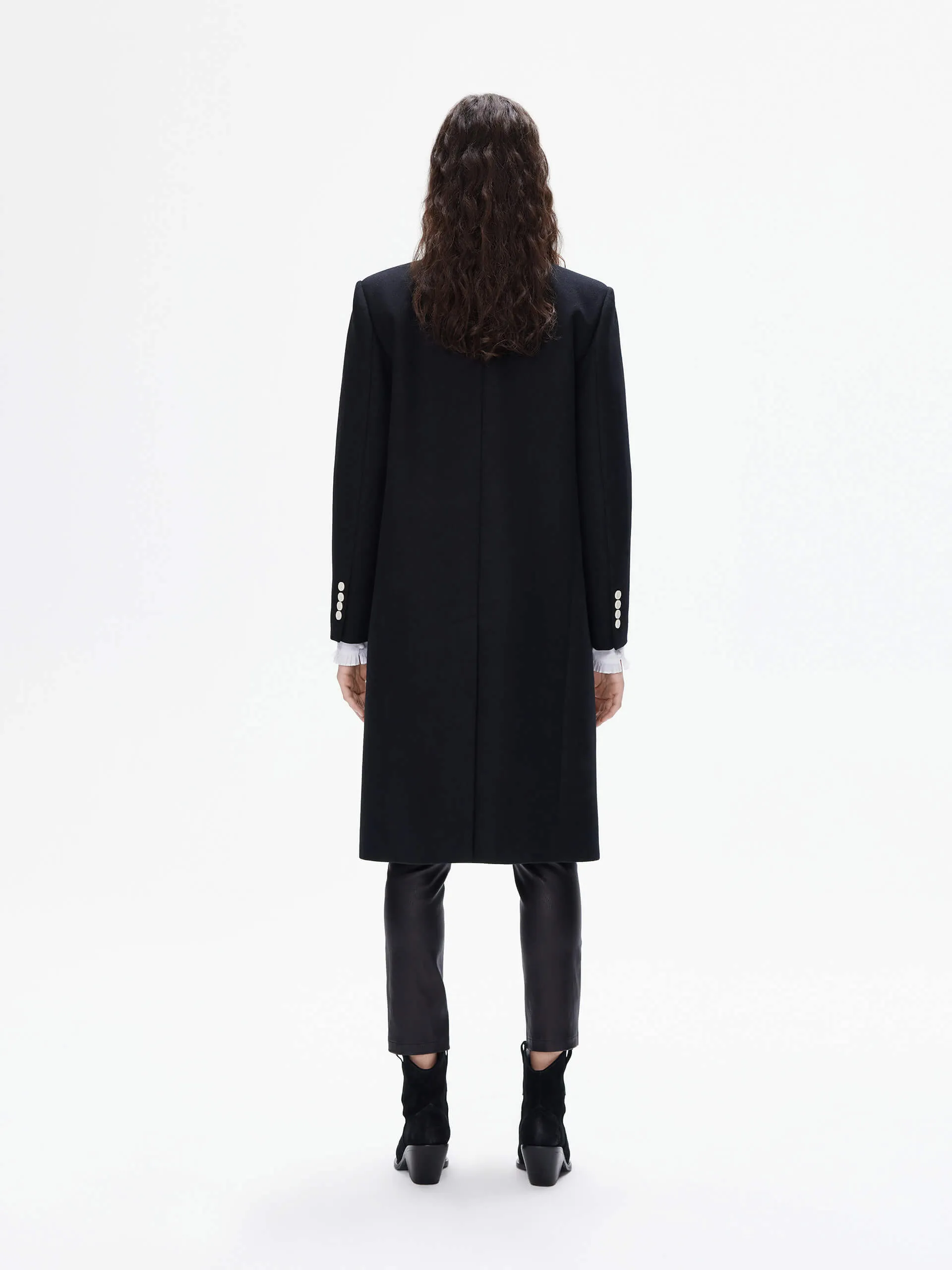 Double Breasted Wool Coat sold by Mo&Co product image thumbnail 2