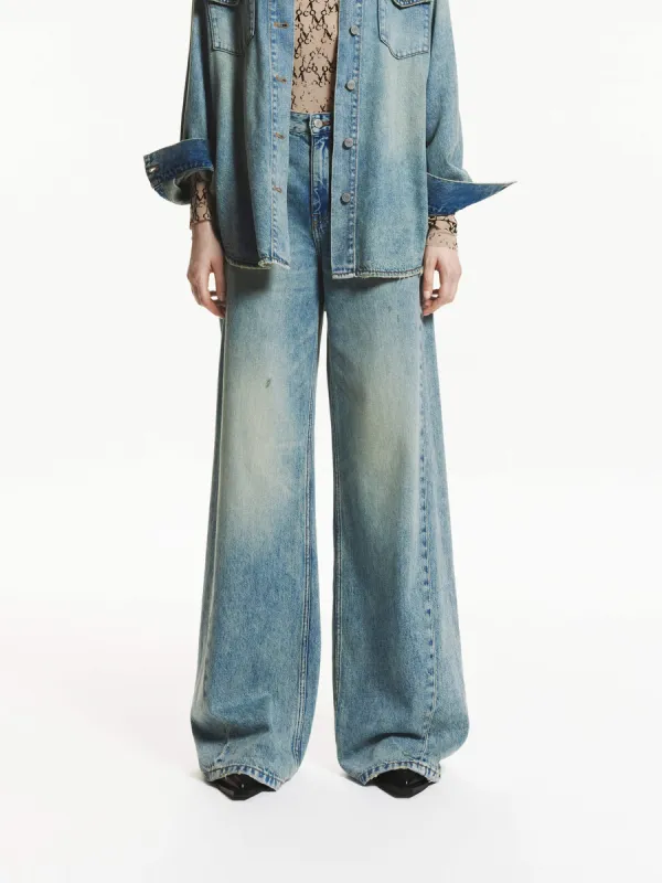 Wide Leg Tide Jeans sold by Mo&Co