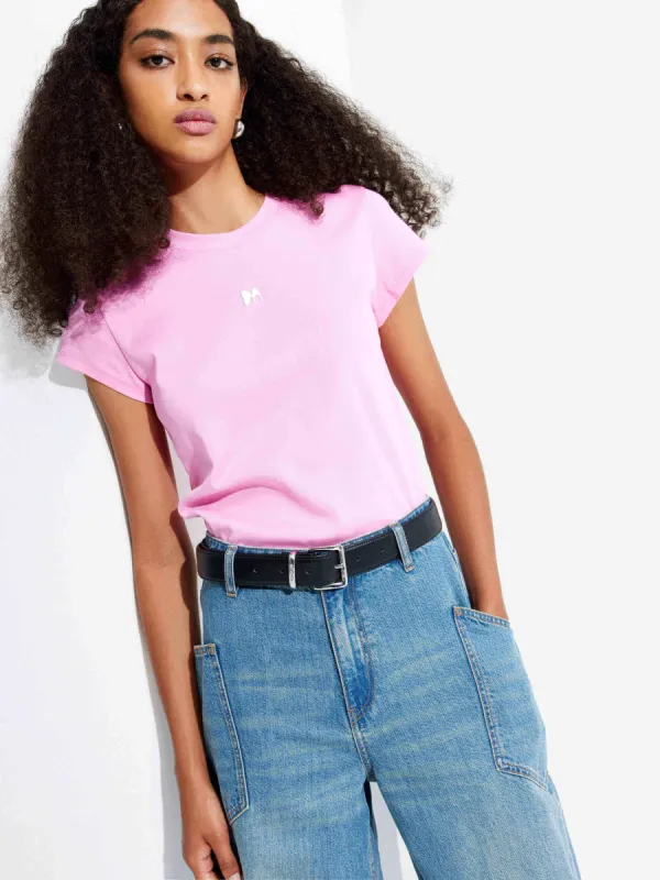 Slim Fit T-shirt in Cotton sold by Mo&Co